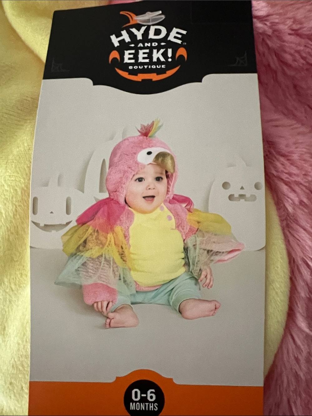 Hyde and Eek! Pink Parrot Infant Halloween Costume - 0-6 Months